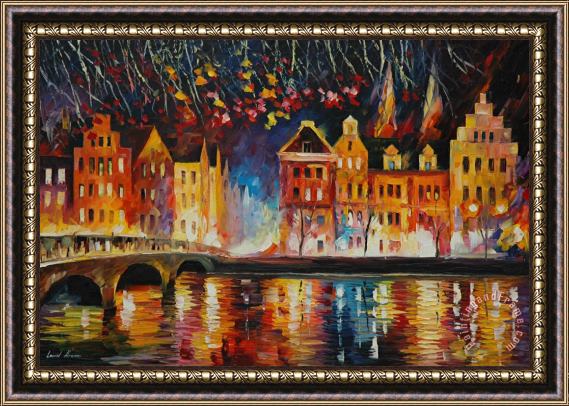 Leonid Afremov On The Other Shore Framed Painting