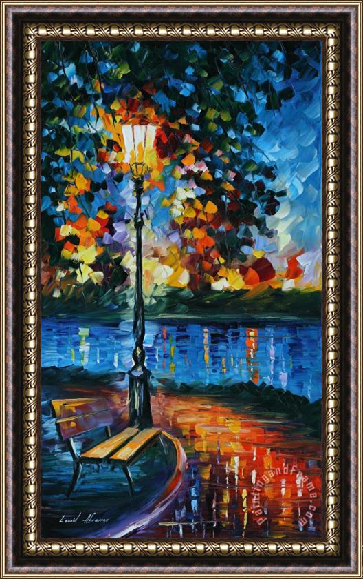 Leonid Afremov The Charm Of Loneliness Framed Painting
