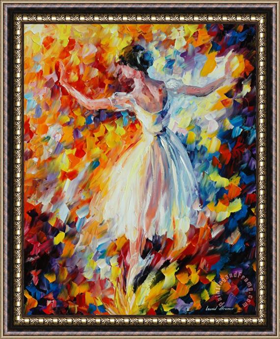Leonid Afremov The Symphony Of Dance Framed Painting