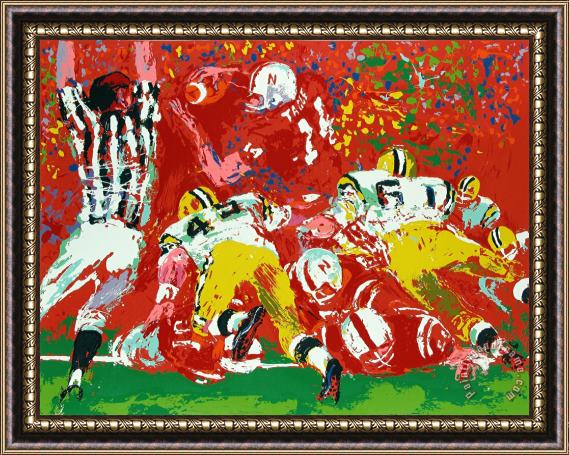 Leroy Neiman National Champions Framed Painting