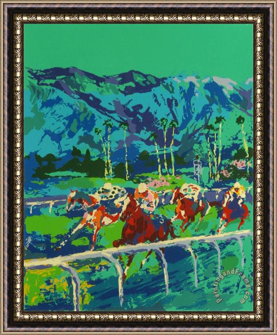 Leroy Neiman Santa Anita Framed Painting