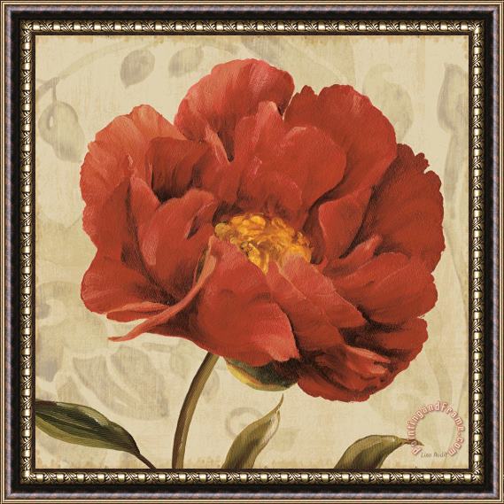 Lisa Audit Floral Romance II Framed Painting