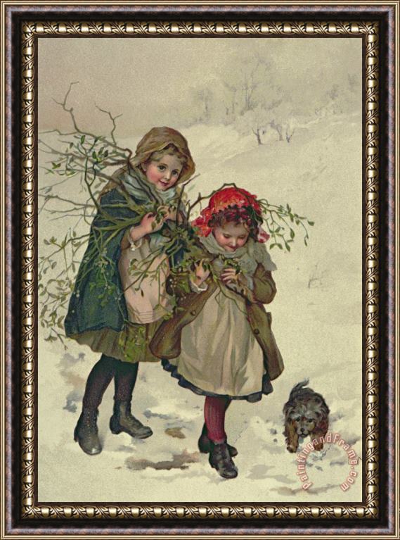 Lizzie Mack Illustration from Christmas Tree Fairy Framed Painting