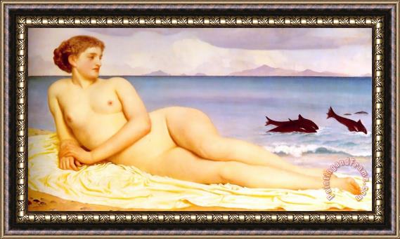 Lord Frederick Leighton Actaea, The Nymph of The Shore Framed Print