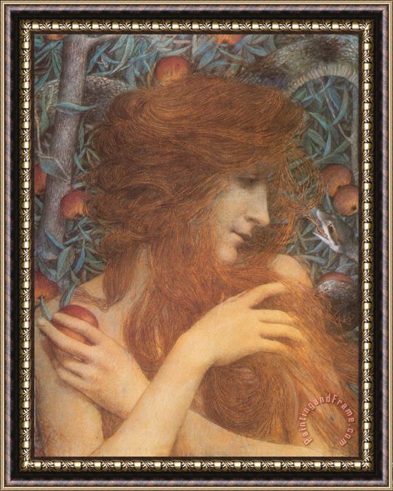 Lucien Levy-Dhurmer Eve Framed Painting