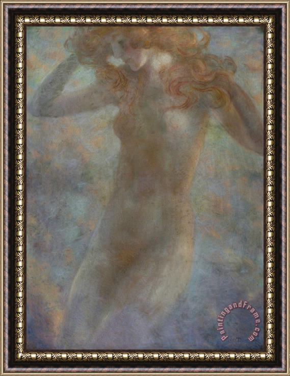 Lucien Levy-Dhurmer The Nymph Framed Print