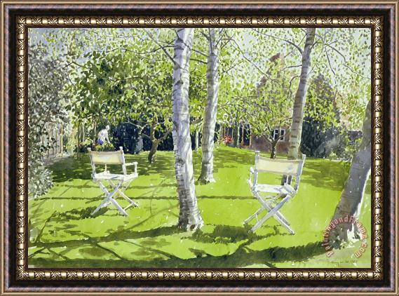 Lucy Willis Silver Birches Framed Painting
