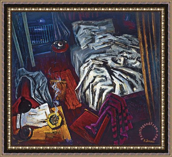 Mai Volfovich Dantsig Sleepless (unmade Bed) Framed Painting