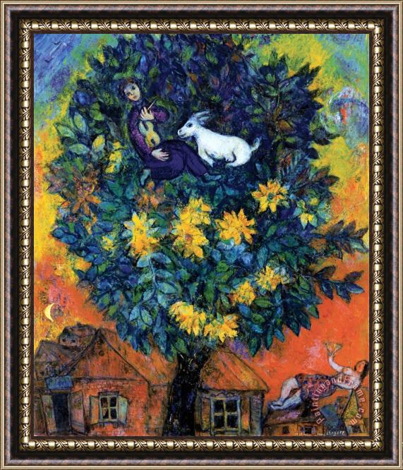 Marc Chagall Autumn in The Village Framed Print