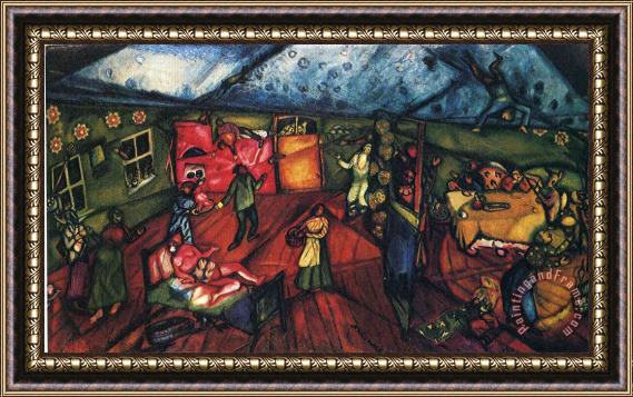 Marc Chagall Birth 1912 Framed Print