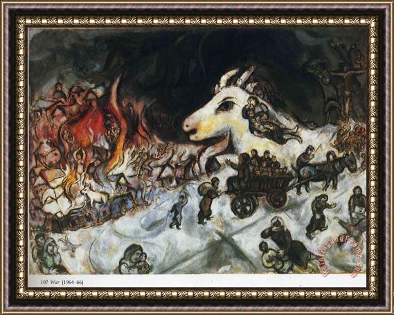 Marc Chagall War 1966 Framed Print