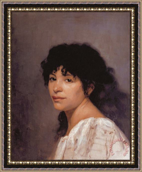 Maria Konstantinowna Bashkirtseff An Oriental Framed Painting