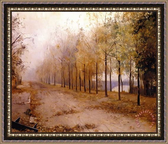 Maria Konstantinowna Bashkirtseff Autumn Framed Painting