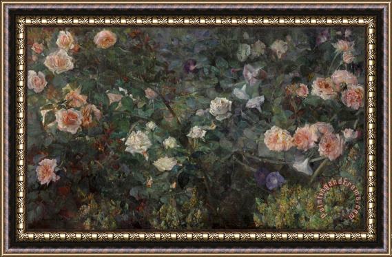 Maria Oakey Dewing Rose Garden Framed Print