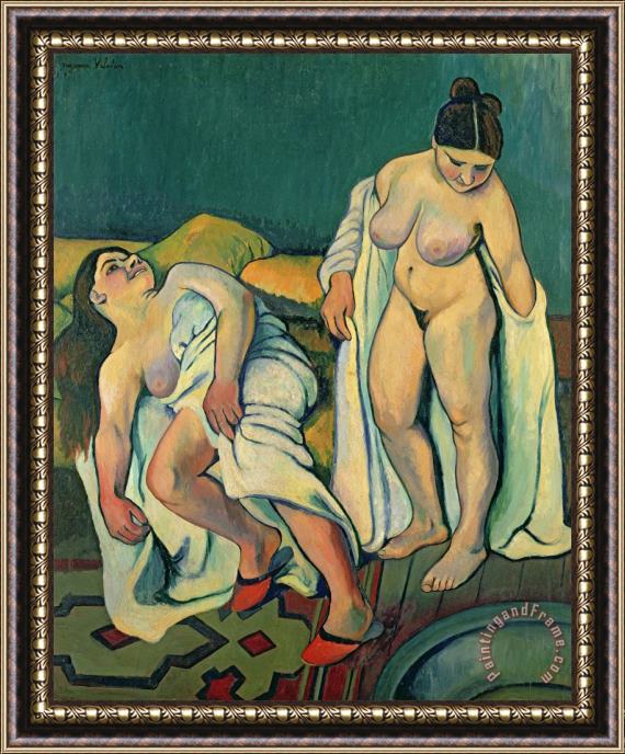 Marie Clementine Valadon After the Bath Framed Painting