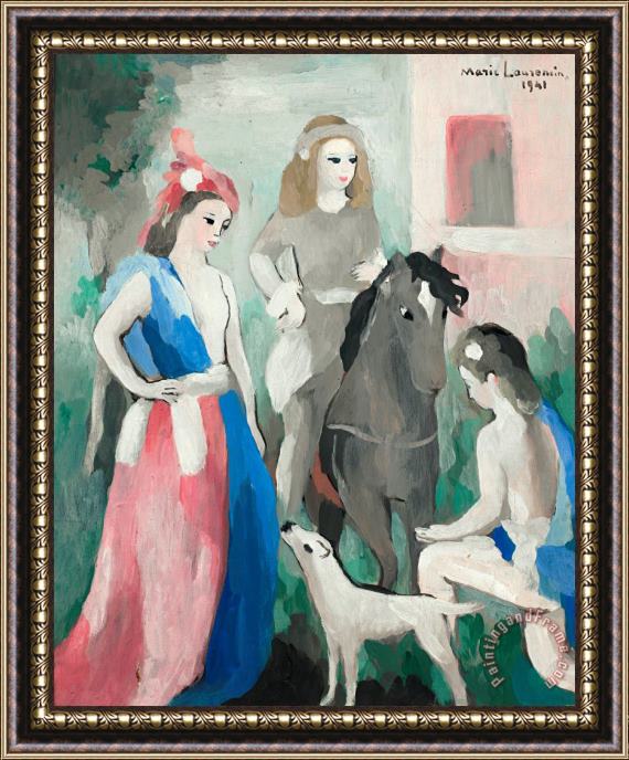 Marie Laurencin Le Chevalier Framed Painting