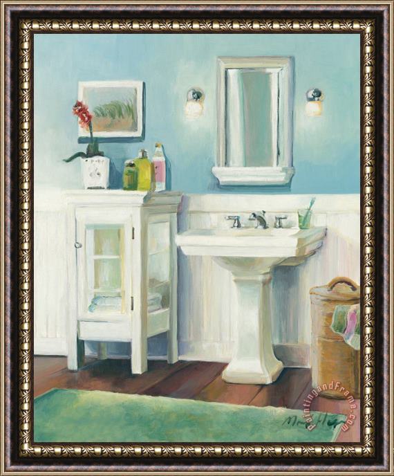Marilyn Hageman Cape Cod Cottage Sink Framed Print