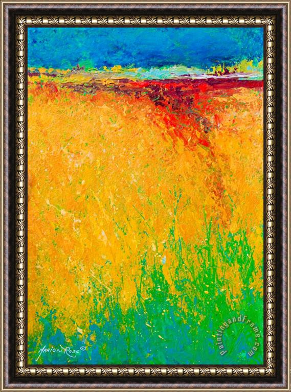 Marion Rose Abstract Landscape 1 Framed Painting