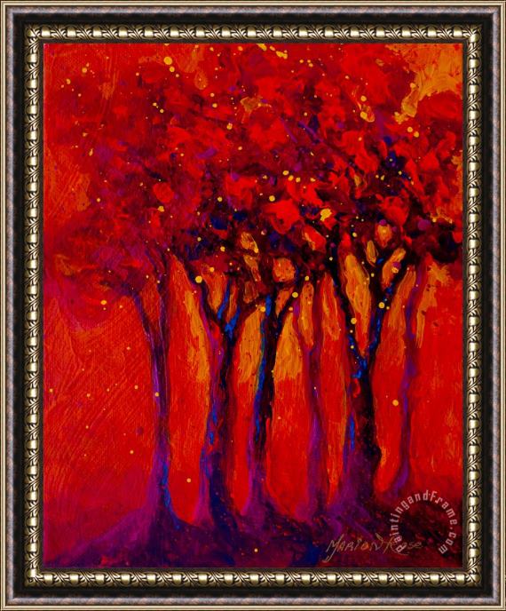 Marion Rose Abstract Landscape 2 Framed Painting