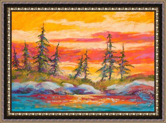 Marion Rose Alaskan Skies Framed Painting