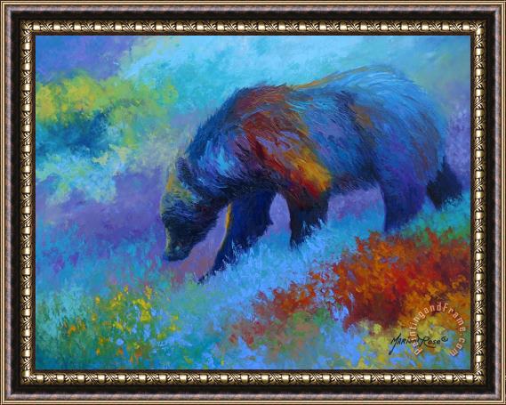 Marion Rose Denali Grizzly Bear Framed Painting