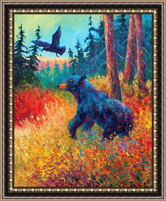 Marion Rose Forest Friends Framed Painting