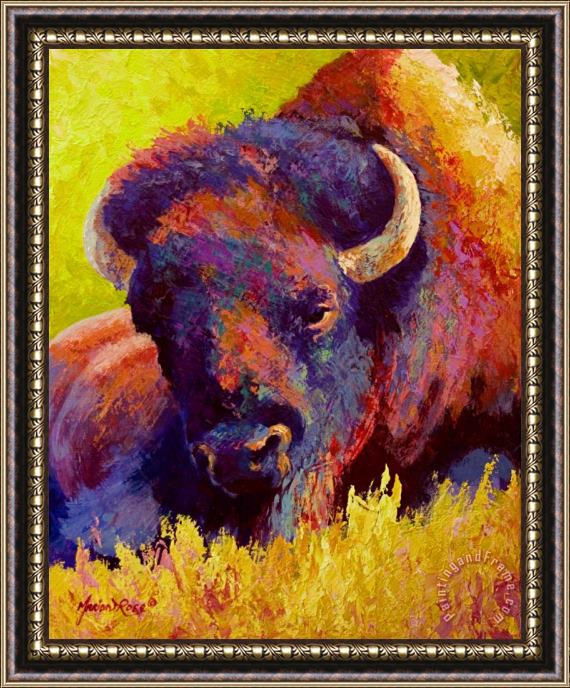 Marion Rose Timeless Spirit - Bison Framed Painting
