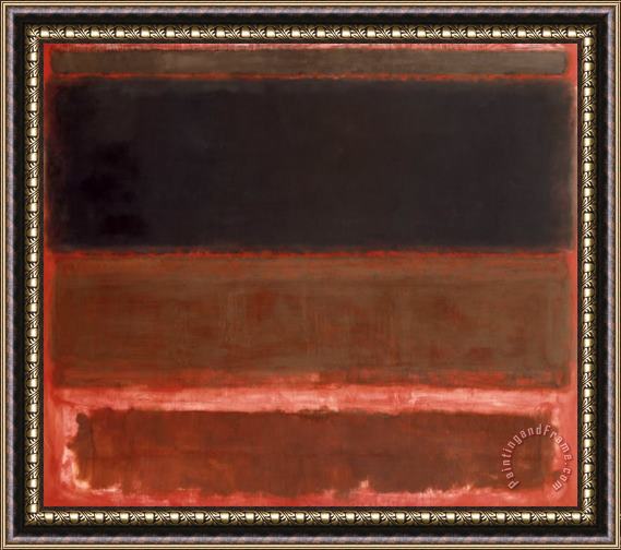 Mark Rothko Four Darks in Red 1958 Framed Painting