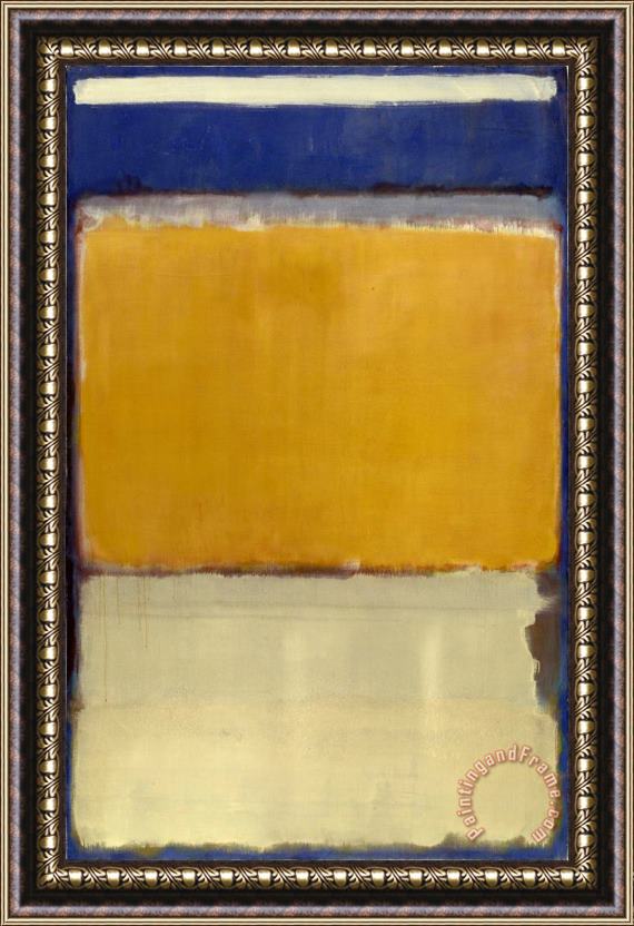 Mark Rothko No. 10. 1950 Framed Painting