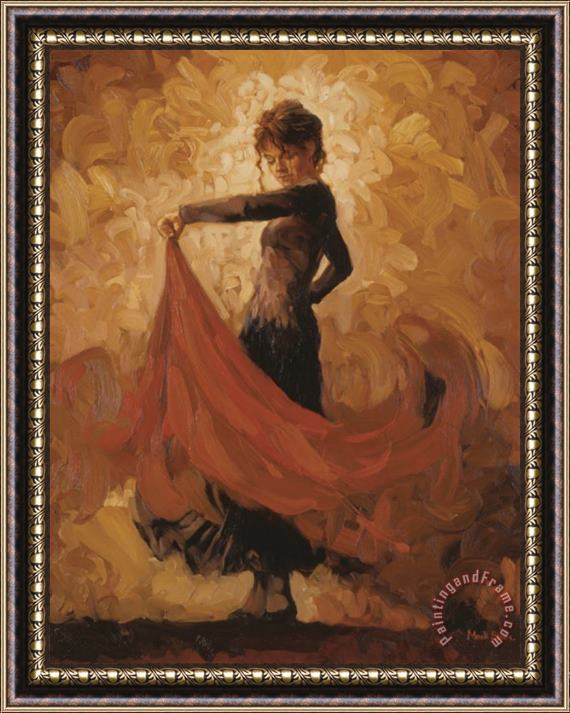 Mark Spain Flamenco I Framed Painting