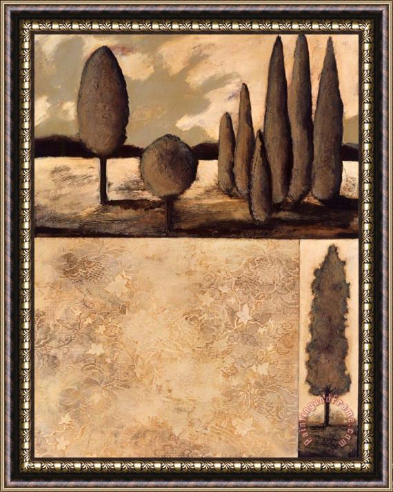 Mary Calkins Tranquil Repose II Framed Painting