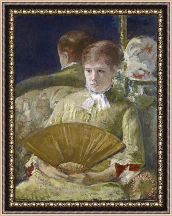 Mary Cassatt Miss Mary Ellison Framed Painting