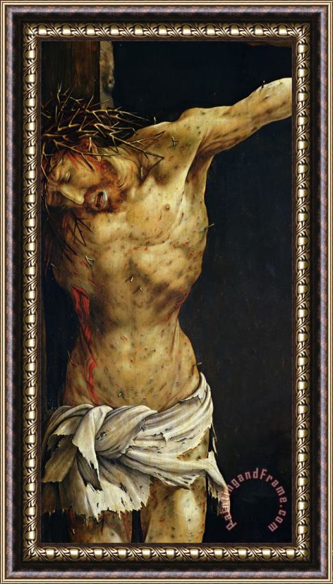 Matthias Grunewald Christ on the Cross Framed Painting