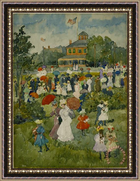Maurice Brazil Prendergast Franklin Park, Boston Framed Print Maurice Brazil Prendergast Franklin Park, Boston Framed Print