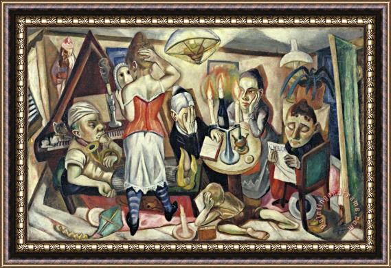 Max Beckmann Family Picture Framed Print