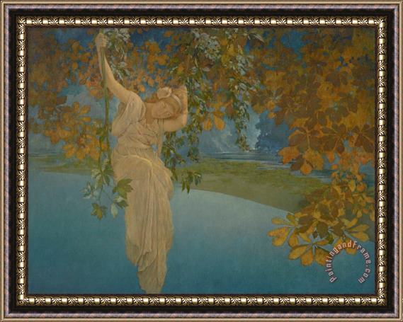 Maxfield Parrish Reveries, 1913 Framed Painting