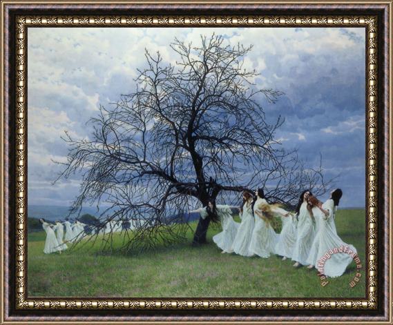 Maximilian Lenz A Song of Spring Framed Painting