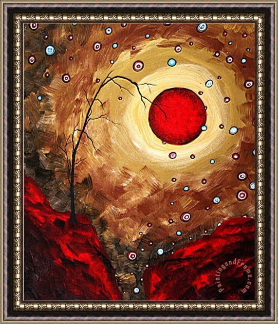 Megan Aroon Duncanson Cosmic Force Framed Painting