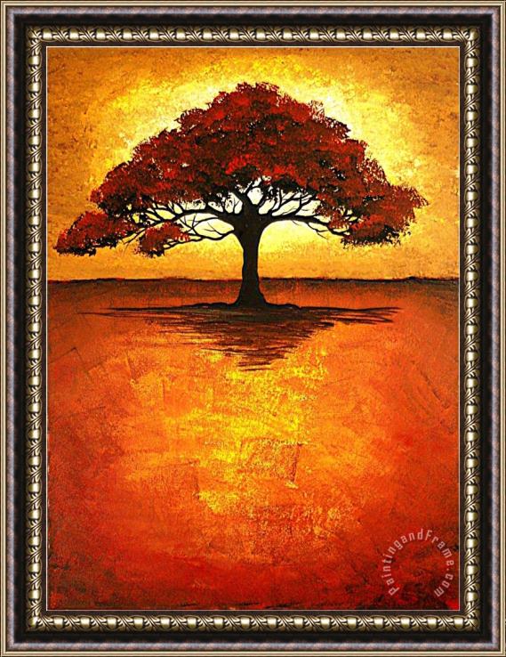 Megan Aroon Duncanson Double Trouble II Framed Painting