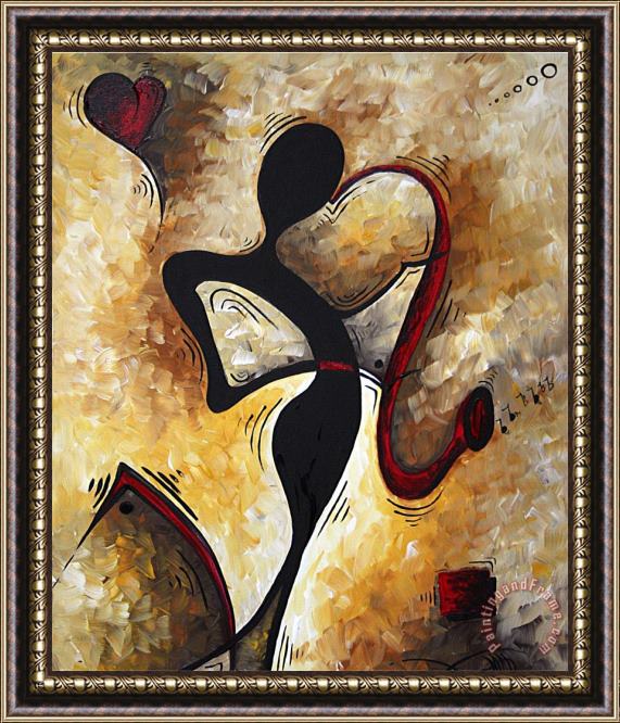 Megan Aroon Duncanson For The Love of Music Framed Painting