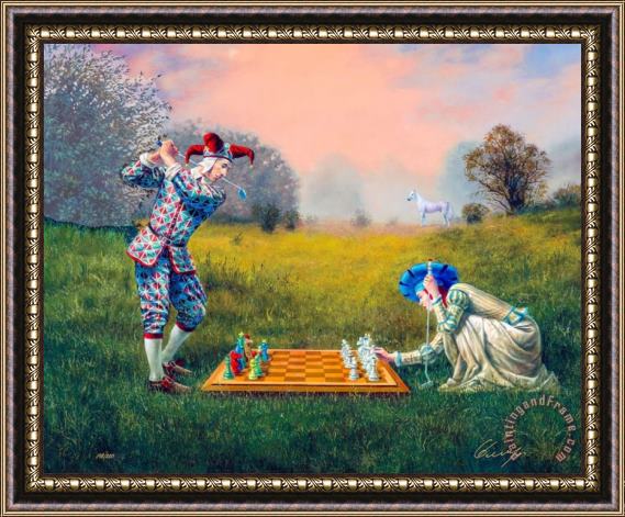 Michael Cheval Felicity of Delusion Framed Print