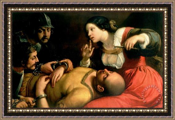 Michelangelo Merisi da Caravaggio Samson And Delilah Framed Print