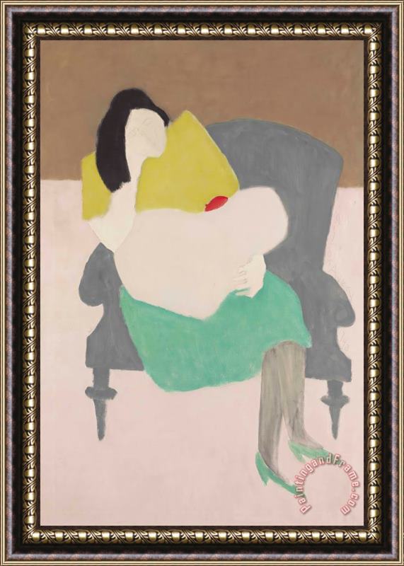 Milton Avery Mother And Child, 1943 Framed Painting