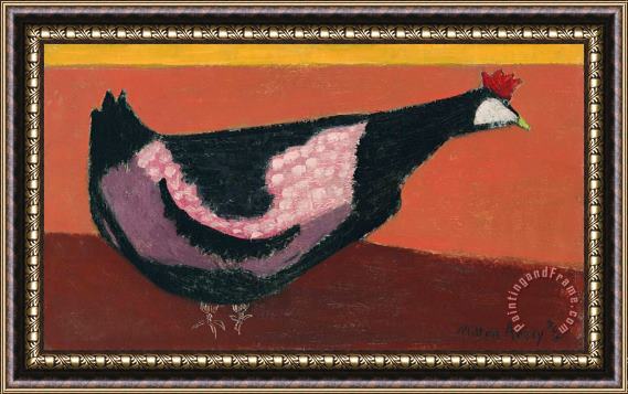 Milton Avery The Chicken, 1948 Framed Painting