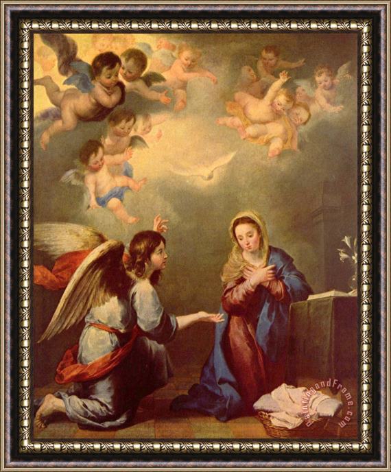 Murillo Annunciation Framed Painting