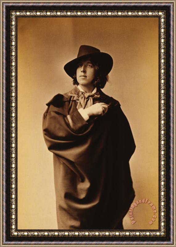 Napoleon Sarony Oscar Wilde Framed Painting