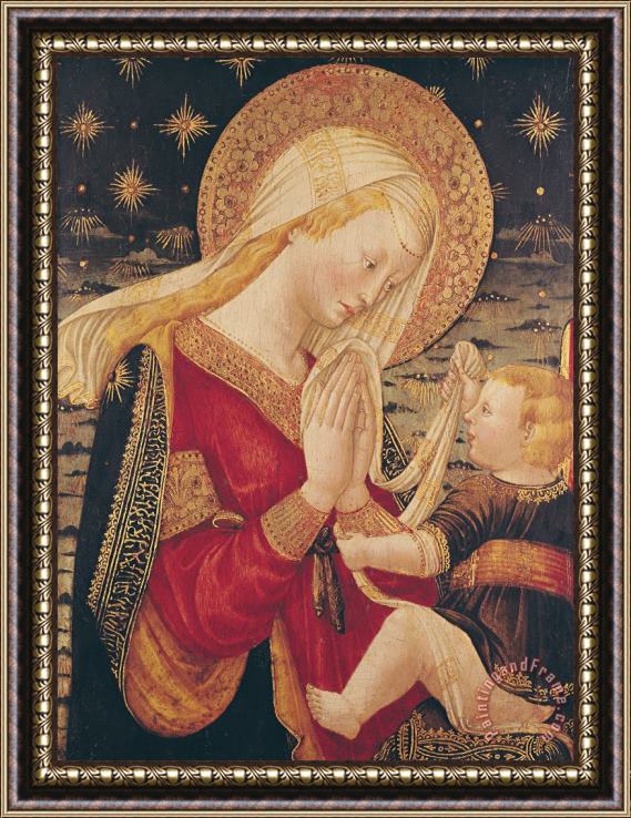Neri di Bicci Virgin and Child Framed Painting