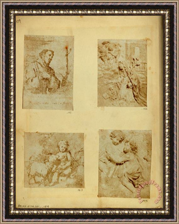 Nikolaas Henneman Santa Teresa De Jesus. Framed Print