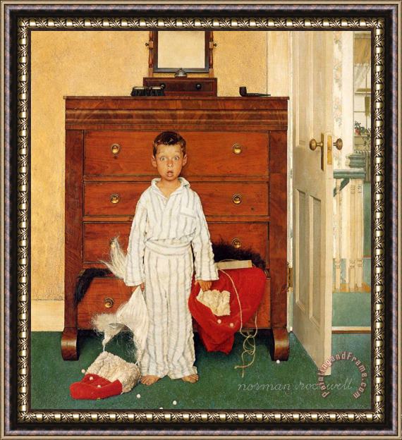 Norman Rockwell The Discovery Framed Print
