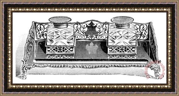 Others Advertisement: Inkstand Framed Print